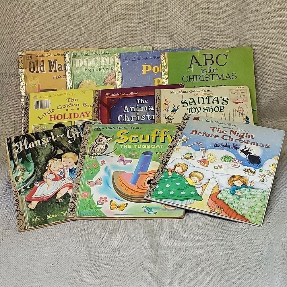 ‎10 A Little Golden Book hard cover books (Set 2)